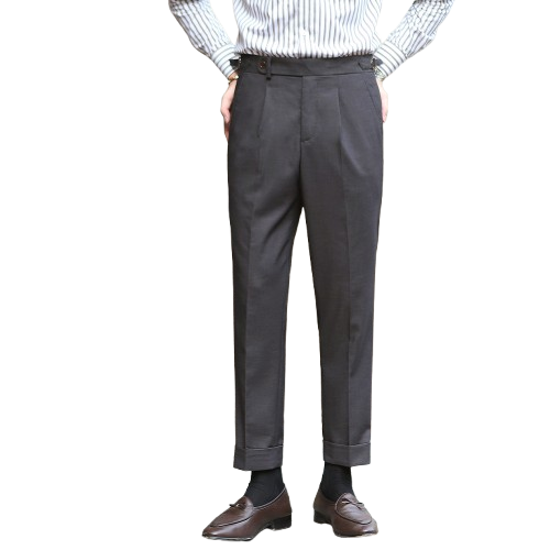 Retro Straight-leg Pants For Men