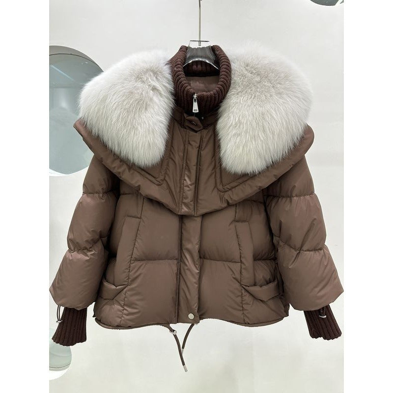 Fox Fur Collar Jacket
