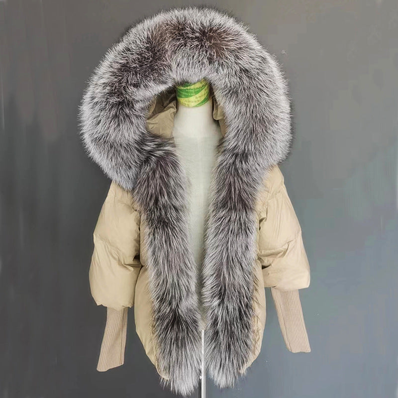 Big Fur Collar Down Jacket