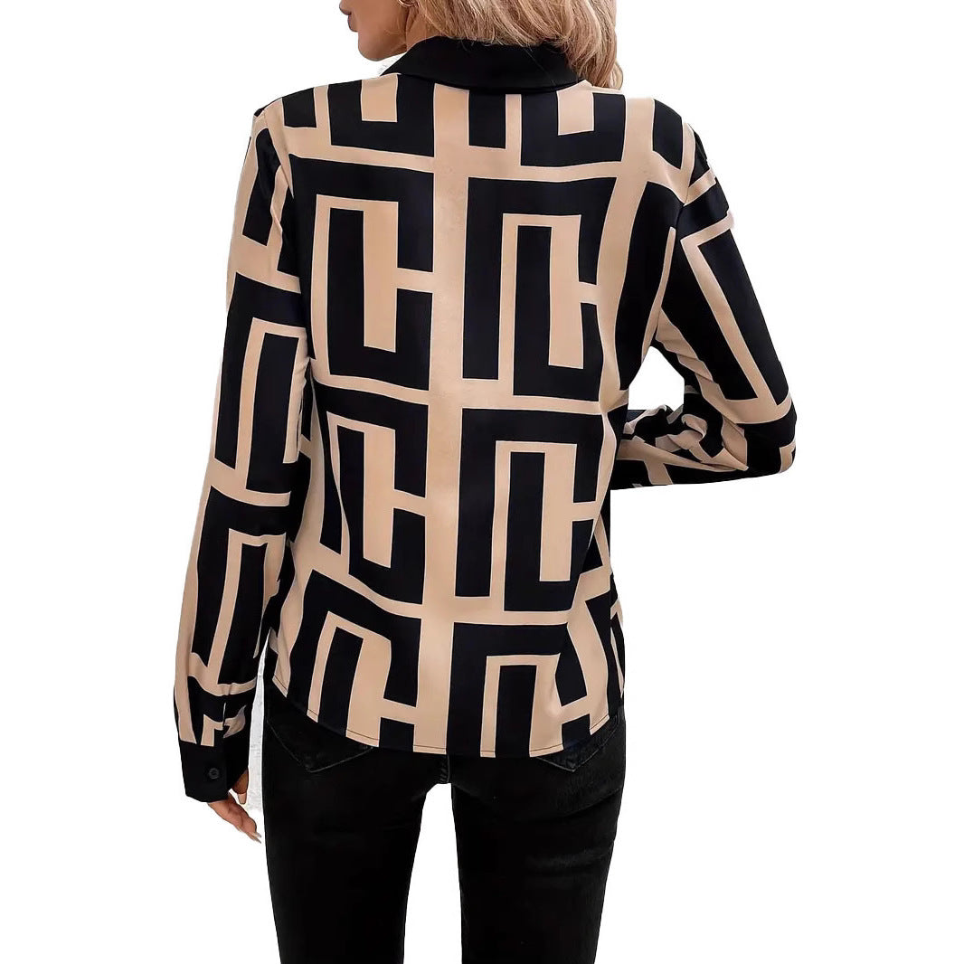 Geometric Pattern Top